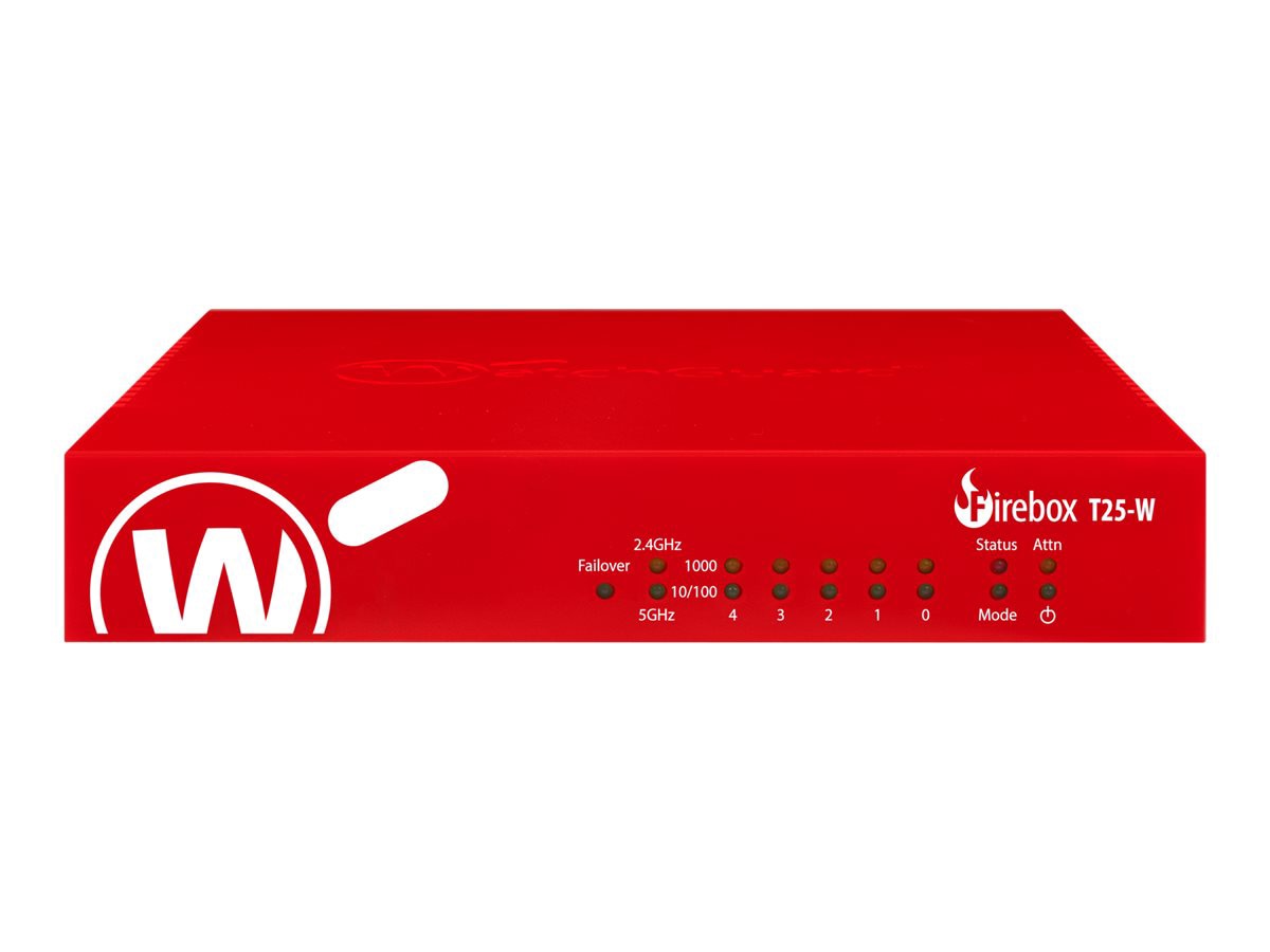 WatchGuard Firebox T25-W Secure Firewall with 3-Year Suite for SMBs
