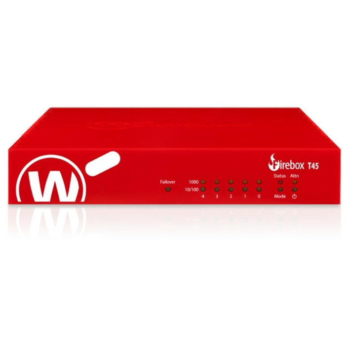 WatchGuard Firebox T45-PoE Firewall with 1-Year Total Security for SMBs