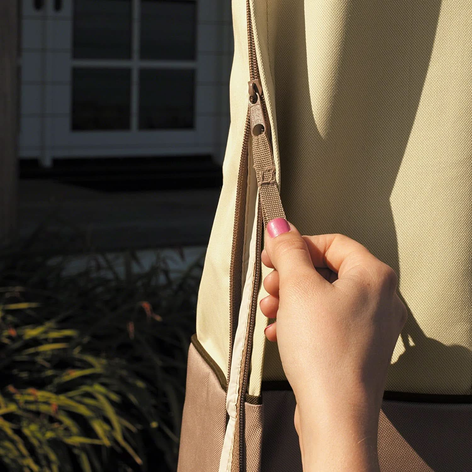 Waterproof 13ft Offset Umbrella and Frame Cover Set