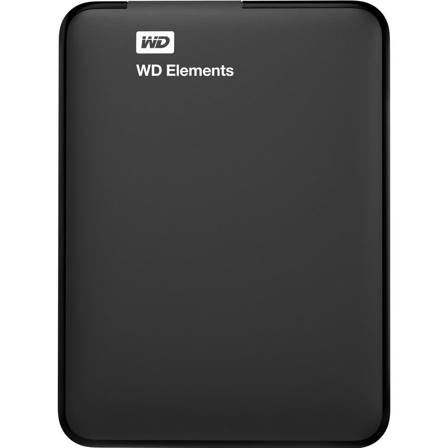 Wd 1Tb Elements Portable Storage Usb 3.0 Model Wdbuzg0010Bbk-Wesn Black