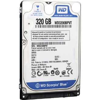 Wd-Imsourcing Blue Wd3200Bpvt 320 Gb Hard Drive - 2.5" Internal - Sata (Sata/300)