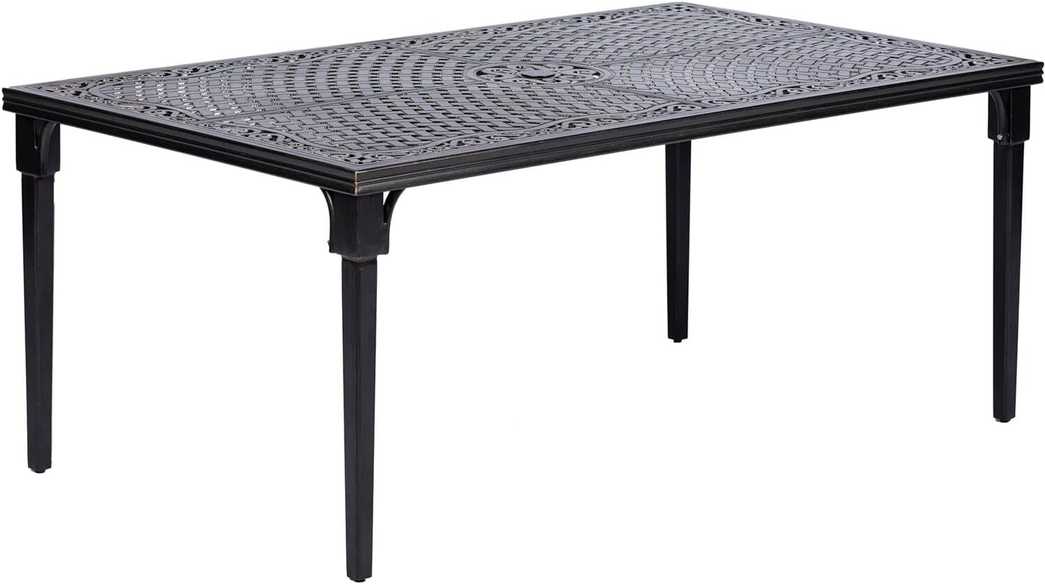 Weather Resistant Outdoor Dining Set with Swivel Rockers