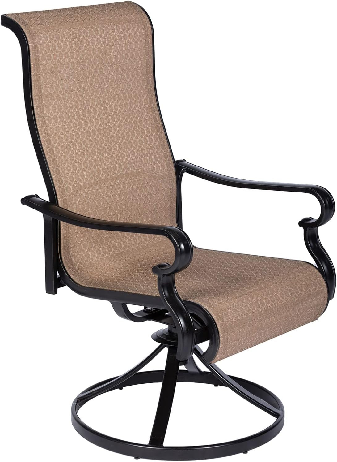 Weather Resistant Outdoor Dining Set with Swivel Rockers