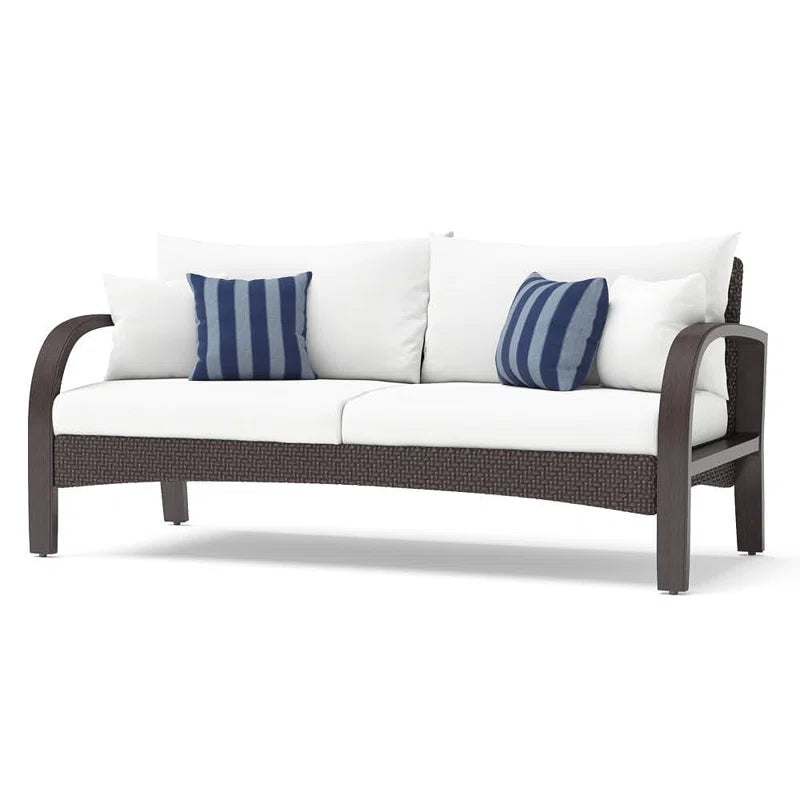 Weatherproof 7 Piece Outdoor Sofa Set With Cushions Included
