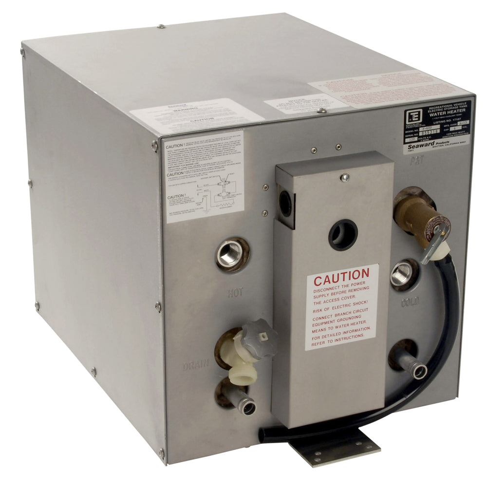 Whale Seaward 6 Gallon Hot Water Heater w/Front Heat Exchanger - Galvanized Steel - 120V -
