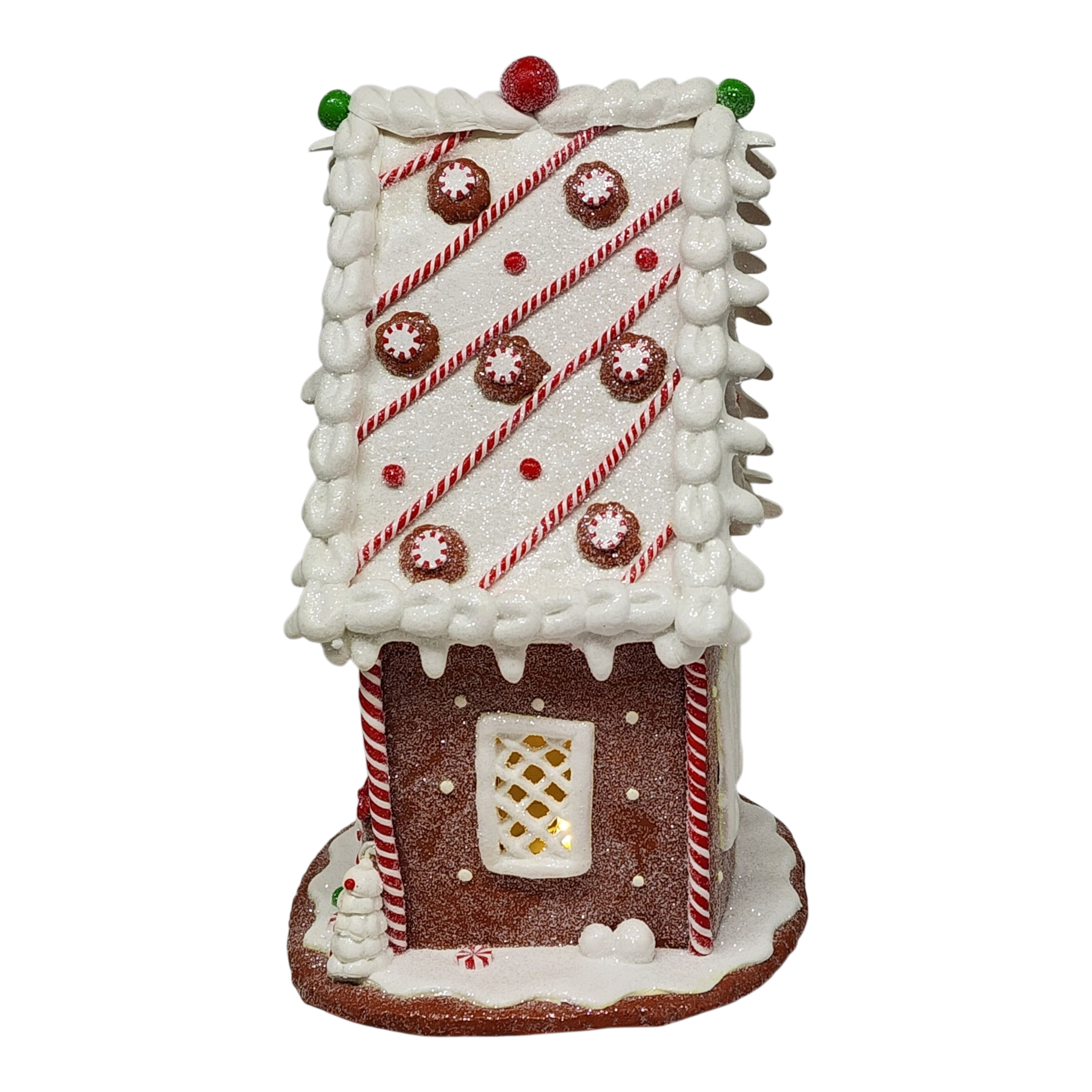 Whimsical Lighted Gingerbread Cottage