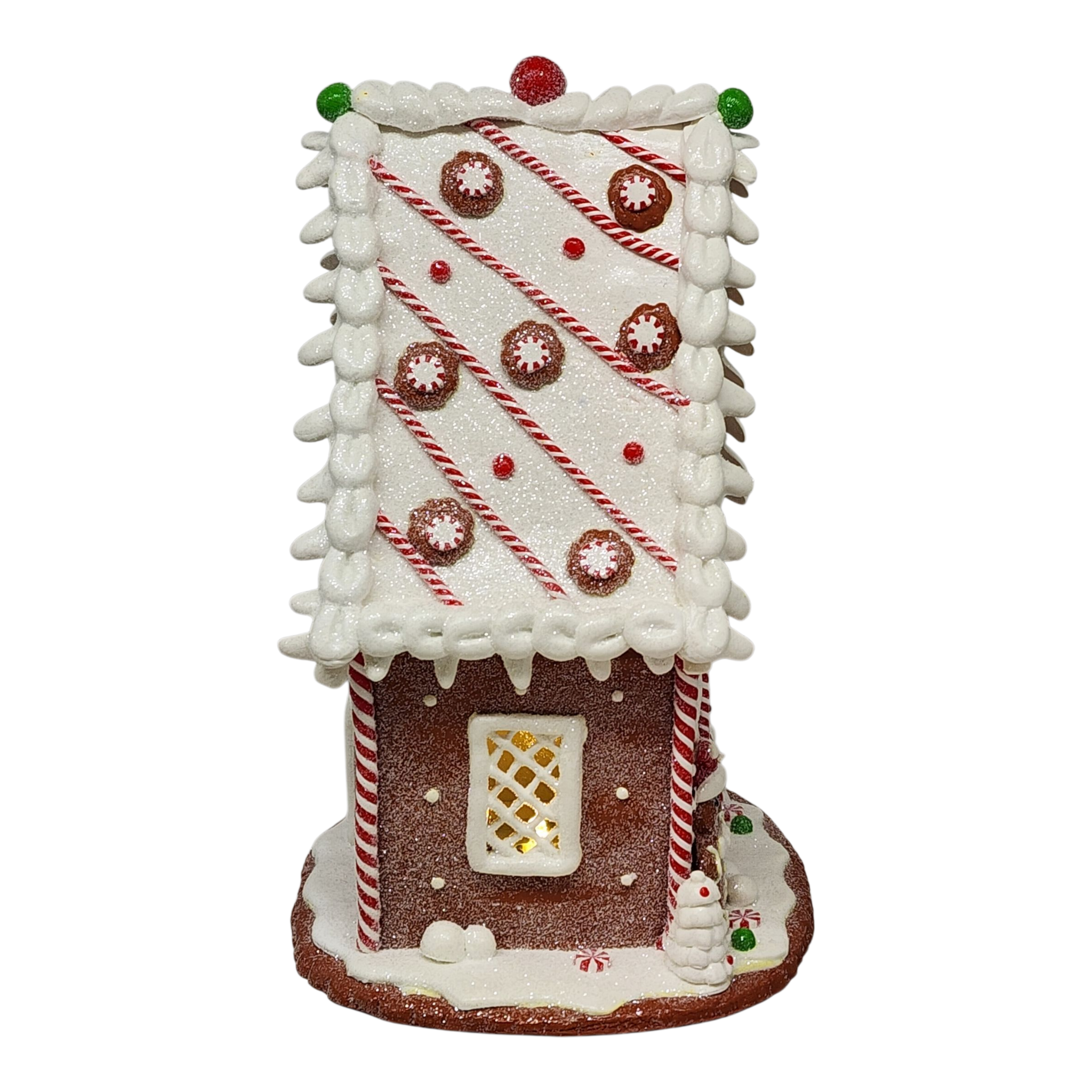 Whimsical Lighted Gingerbread Cottage