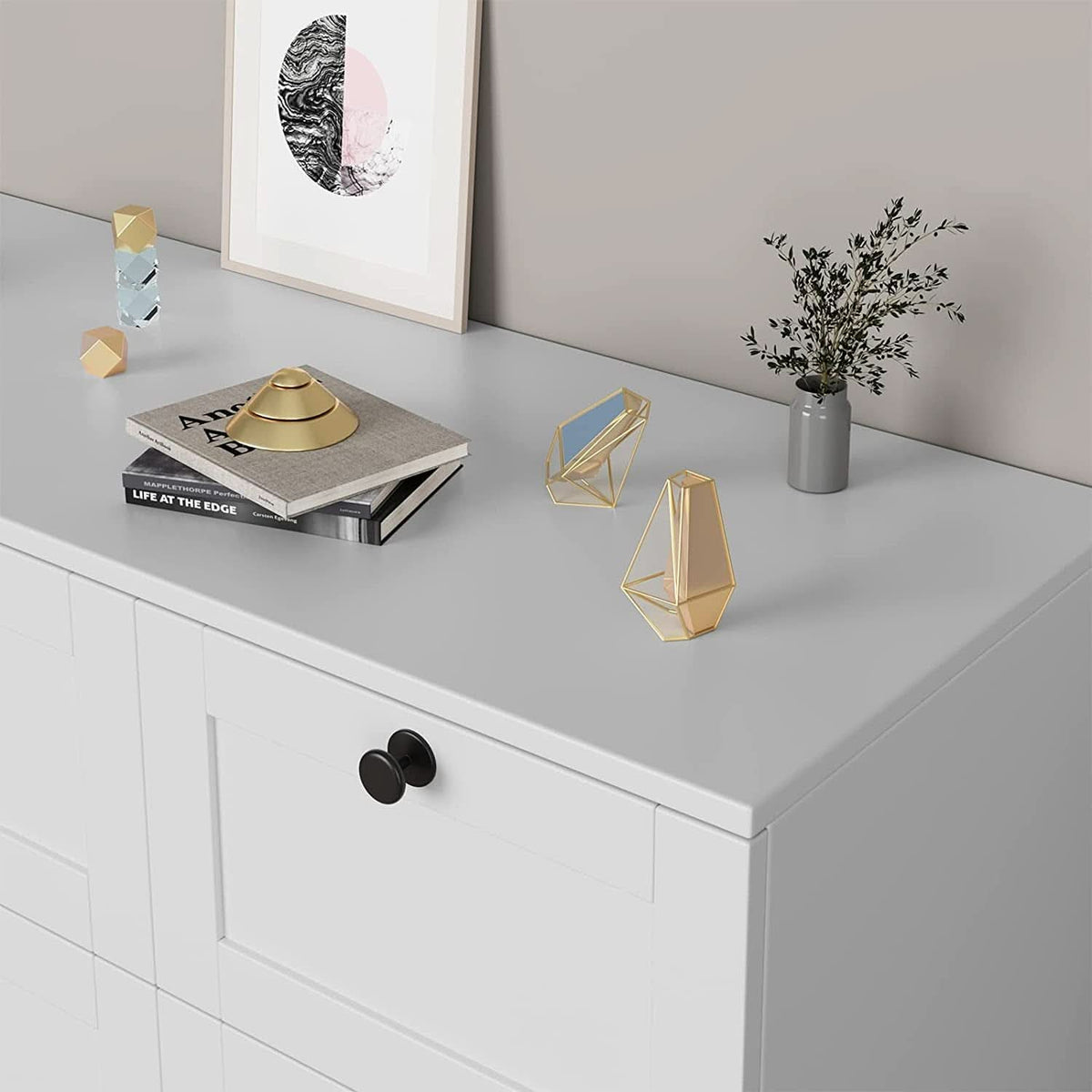White 6 Drawer Chest Of Drawers For Bedroom Storage
