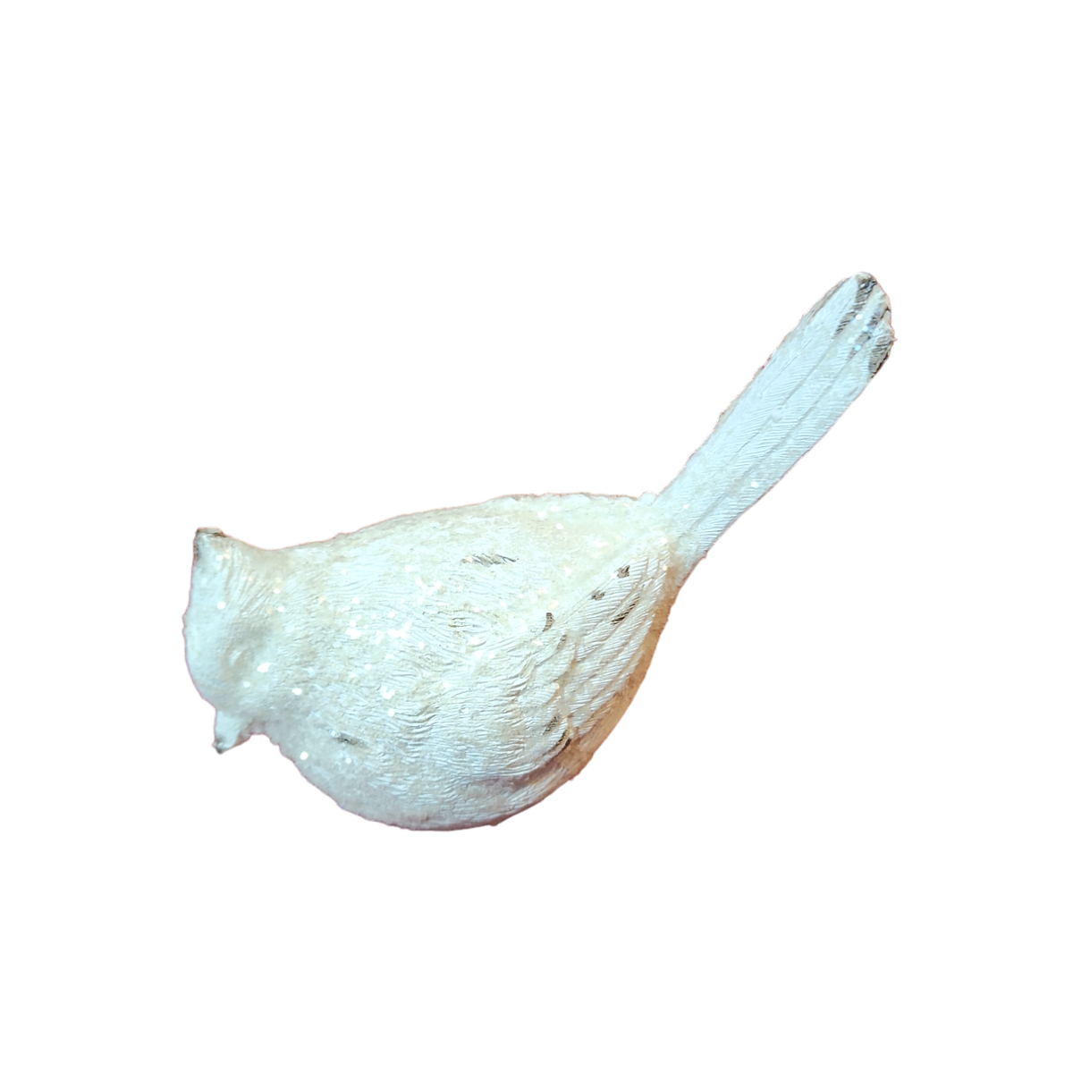White Cardinal Figurine -