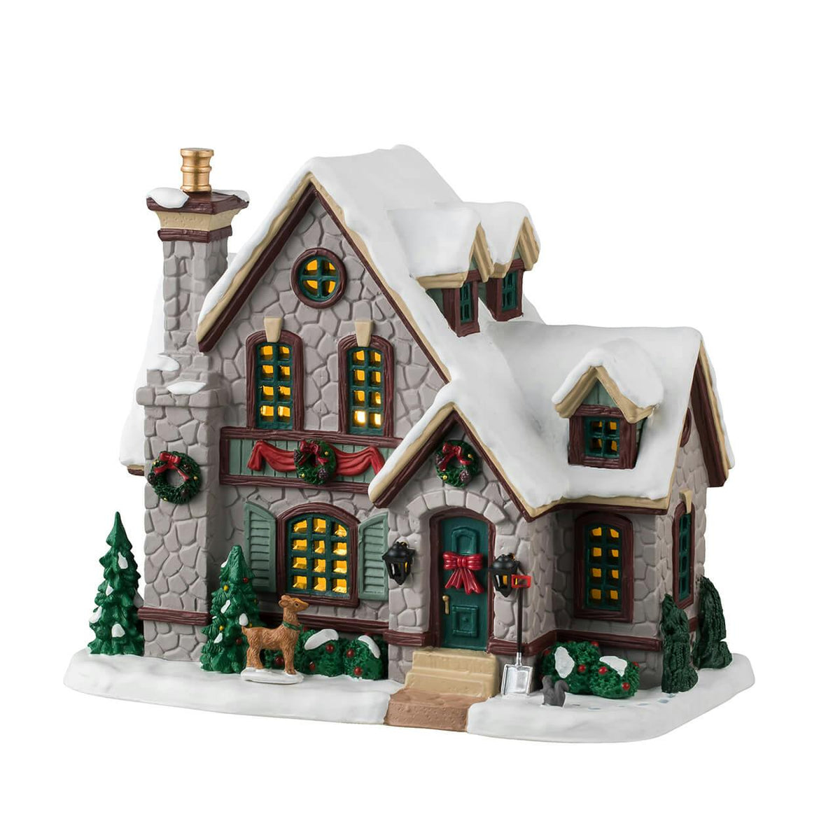 White Christmas House
