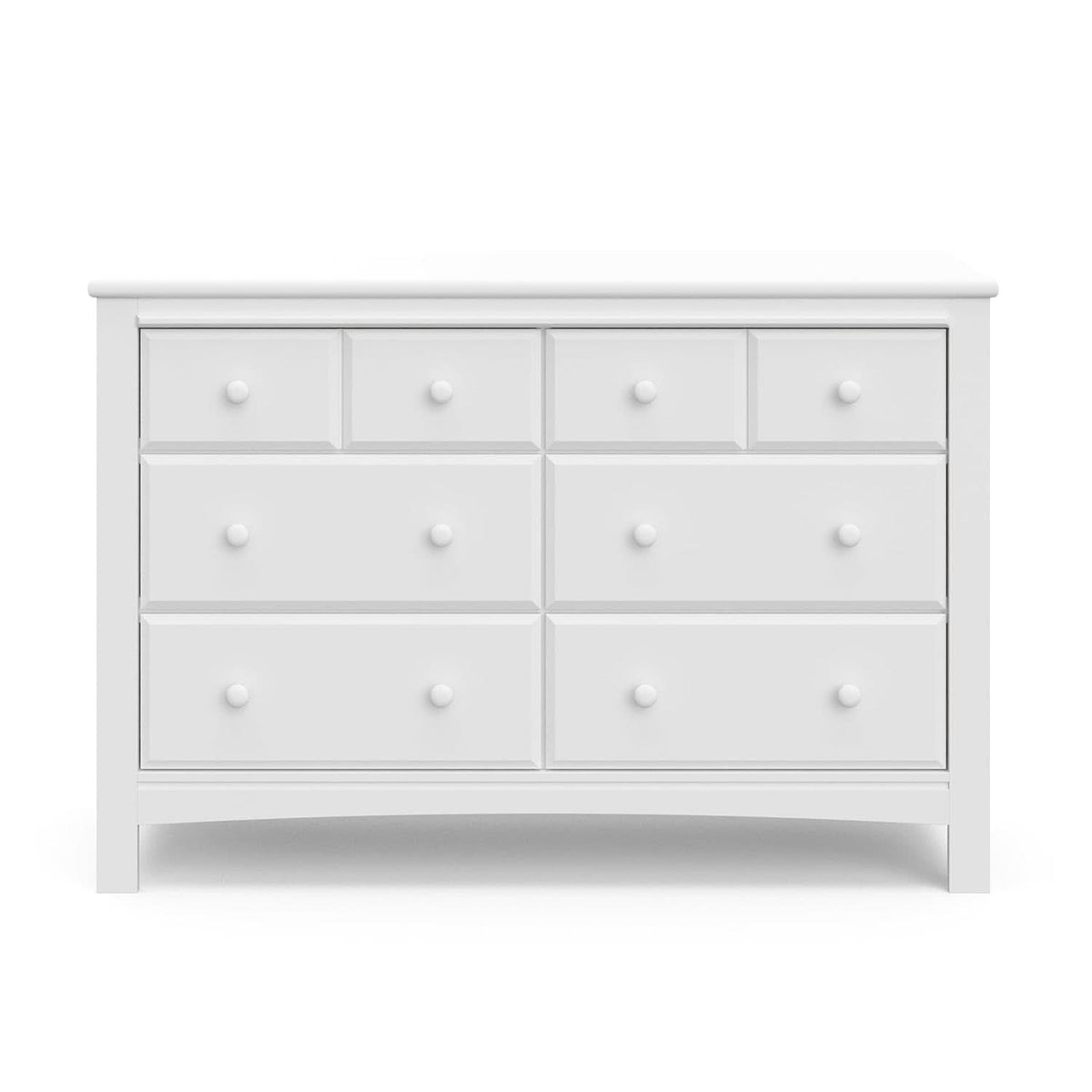 White Six Drawer Dresser For Nursery Organization Solutions