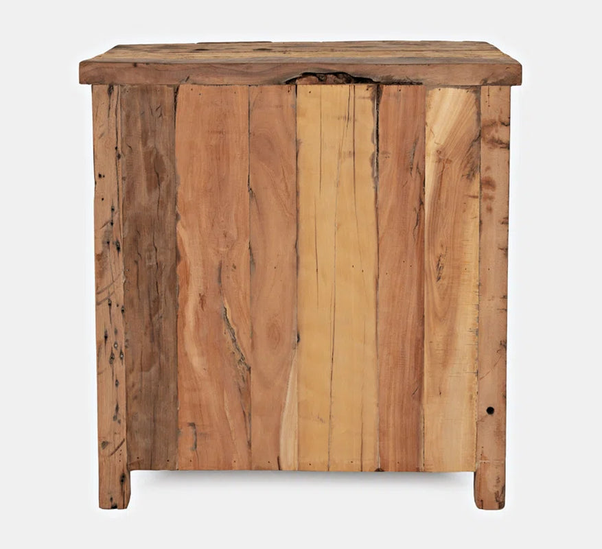 Whittaker Solid Wood Accent Cabinet Rustic Industrial