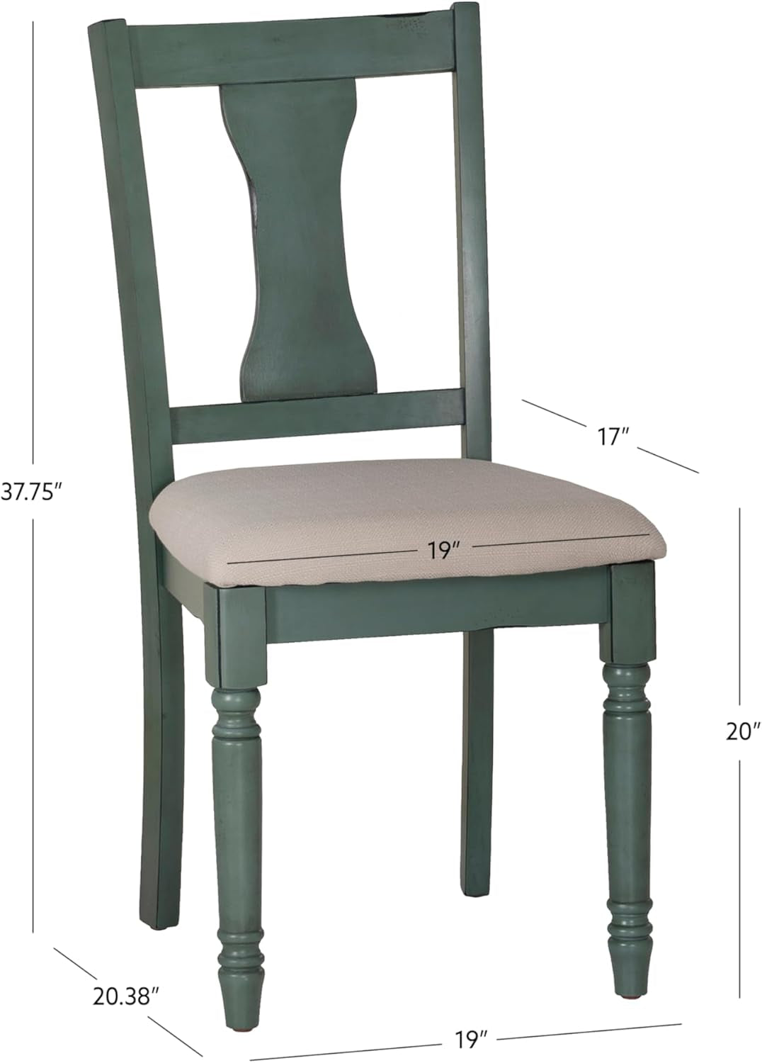 Willow 5 Pc Teal Dining Table Set Modern Lifestyle Collection
