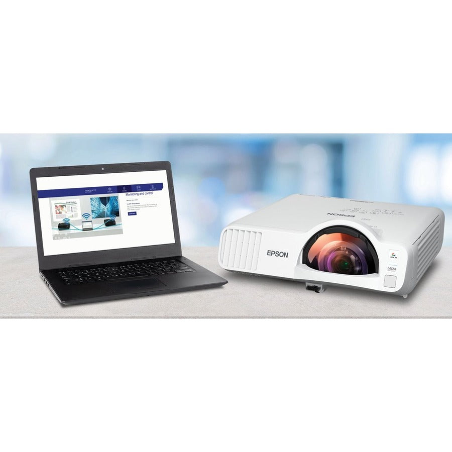 Wireless 1080p Short Throw Laser Projector - PowerLite L210SF | EPSON V11HA75020