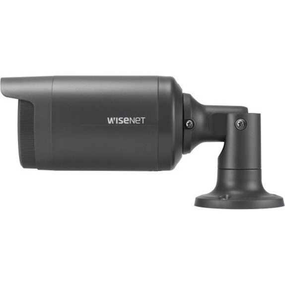 Wisenet LNO-6022R 2 Megapixel Outdoor HD Network Camera - Color, Monochrome - Bullet - Dark Gray