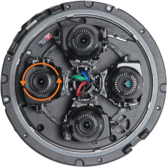 Wisenet PNM-9085RQZ 20 Megapixel Outdoor Network Camera - Color, Monochrome - Dome - Signal White