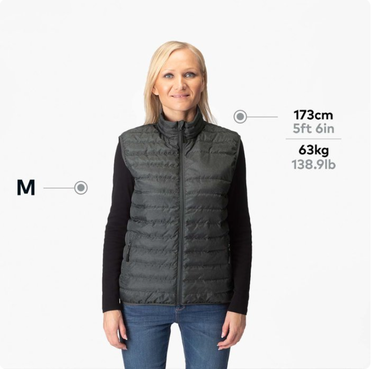 Women’s Packable Puffer Vest – Lightweight Warmth with Custom Embroidery Flair