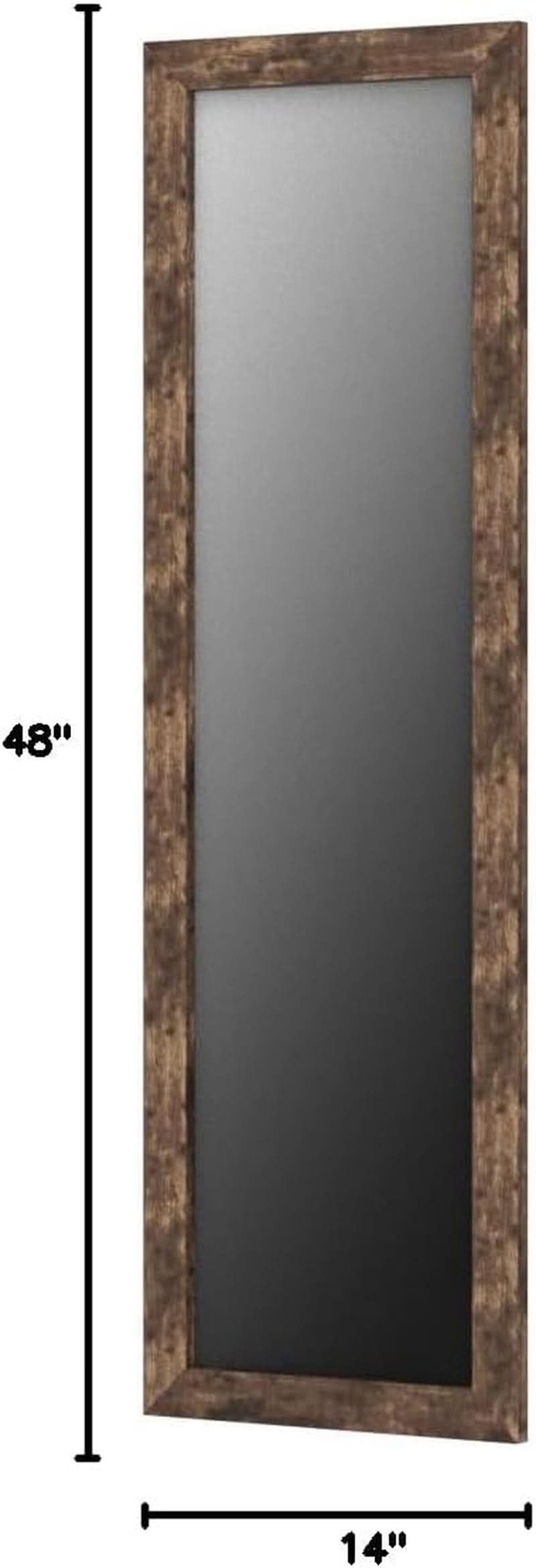 Wood Full Length Mirror 48 X 14 Rustic Wood Frame Wall Mirror