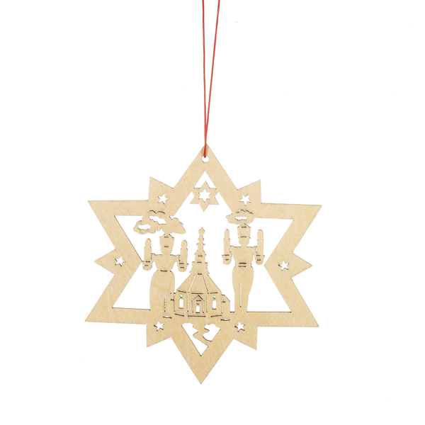 Wooden Holiday Icon Ornament - Star - Nutcracker Church