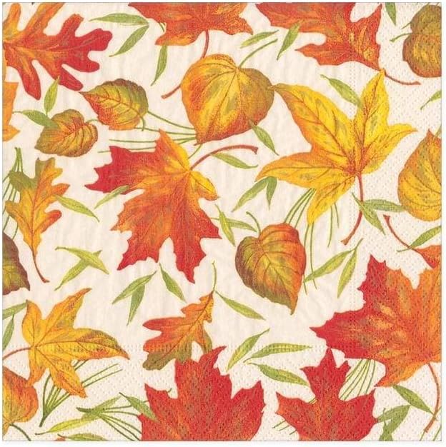 Woodland Leaves Cocktail Napkins