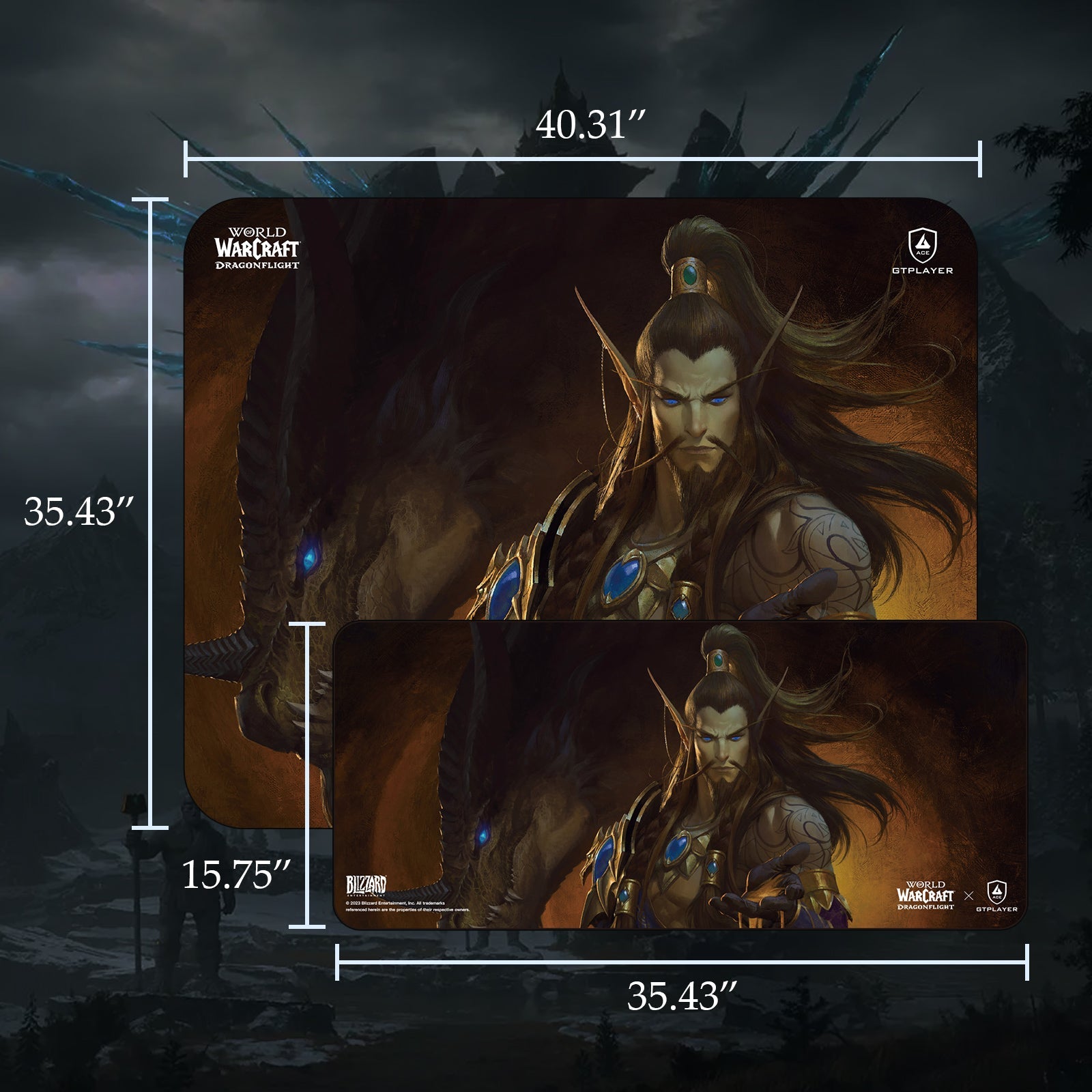 World of Warcraft®: Dragonflight Mousepad / Floor Mat-Nozdormu Edition