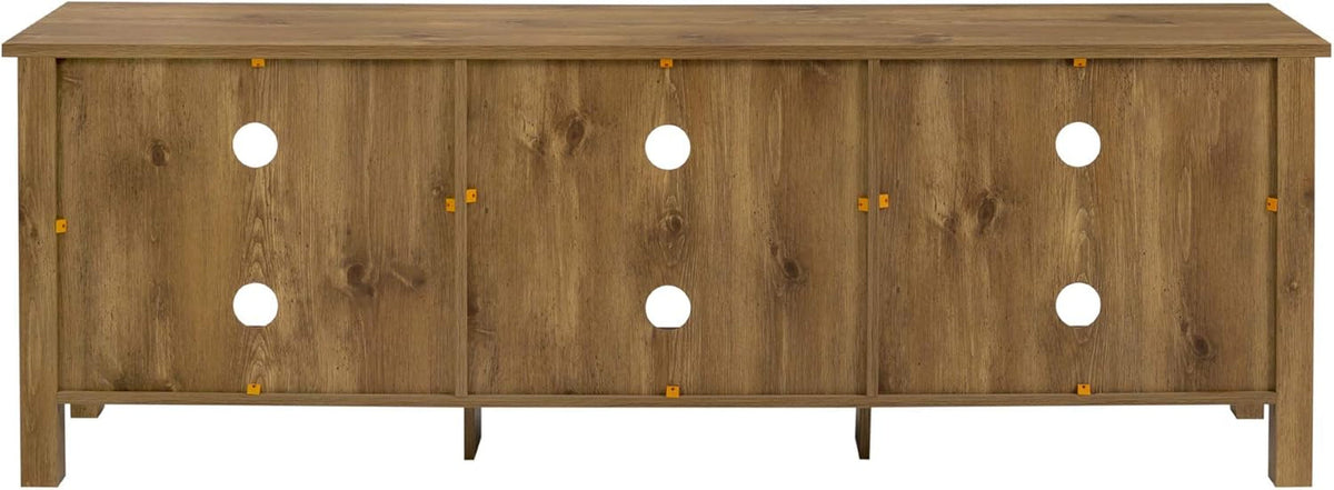 Wren Classic 70 Inch Barnwood TV Stand Living Room