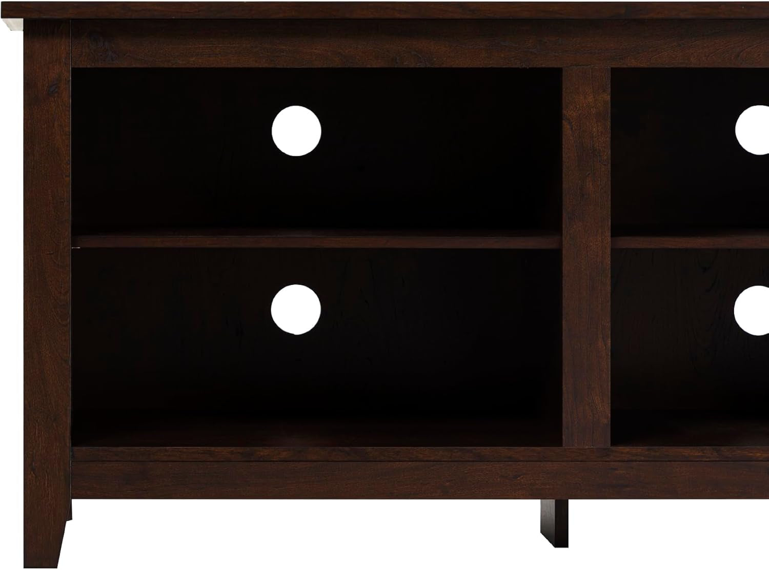 Wren Classic Brown TV Media Console For 80 Inch TV Storage