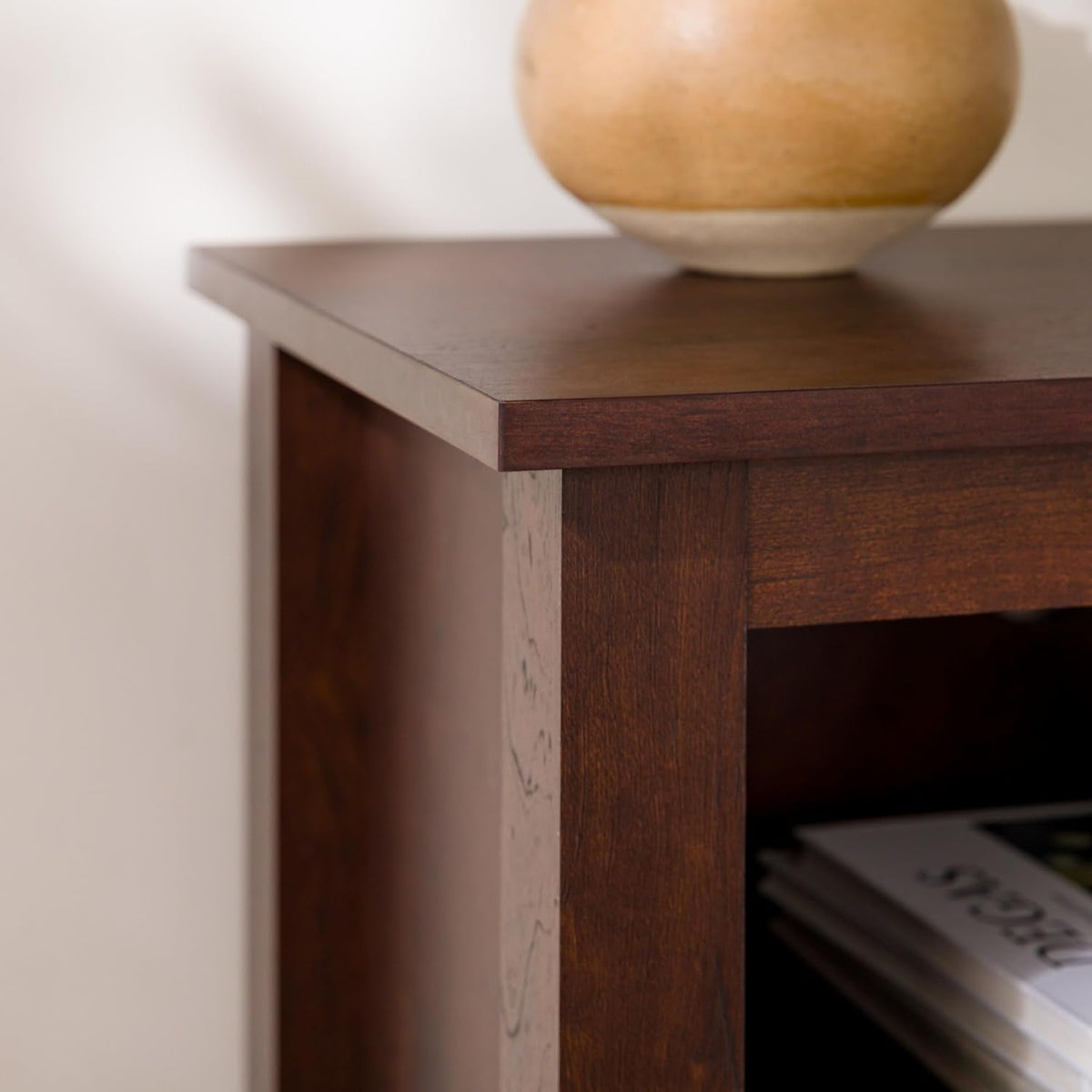 Wren Classic Brown TV Media Console For 80 Inch TV Storage