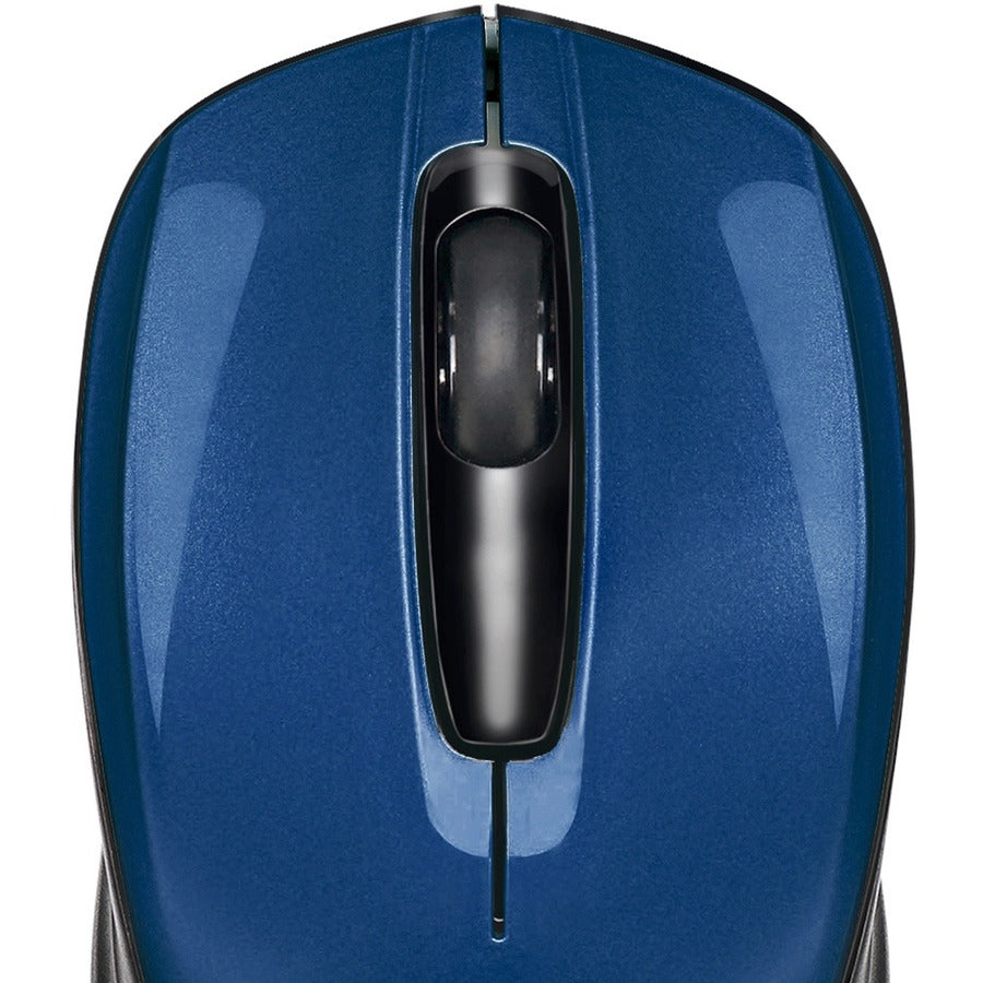 Wrls Optical Wheel Mouse Blue,Optical Sensor Nano Receiver