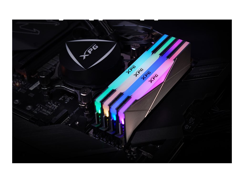 XPG SPECTRIX D50 - DDR4 - kit - 32 GB: 2 x 16 GB - DIMM 288-pin - 3200 MHz / PC4-25600 - CL16 - 1.35 V - unbuffered -