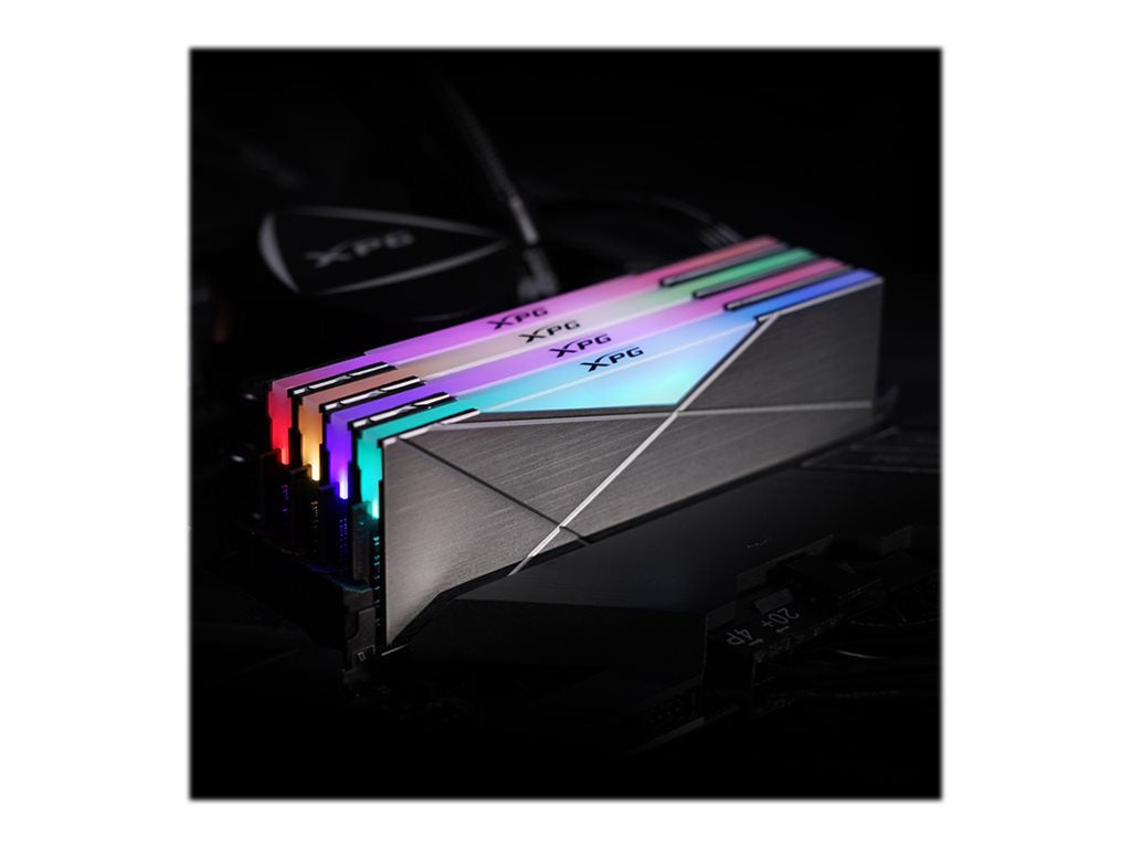 XPG SPECTRIX D50 - DDR4 - kit - 32 GB: 2 x 16 GB - DIMM 288-pin - 3200 MHz / PC4-25600 - CL16 - 1.35 V - unbuffered -