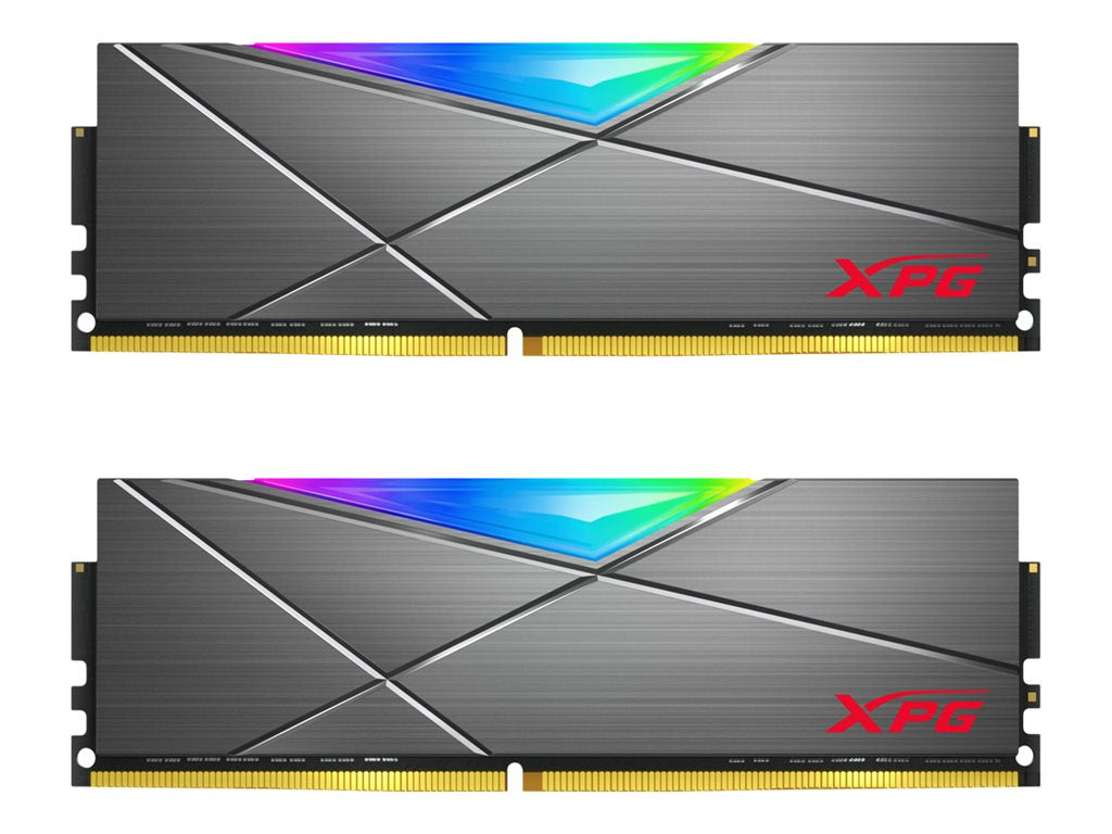 XPG SPECTRIX D50 - DDR4 - kit - 32 GB: 2 x 16 GB - DIMM 288-pin - 4133 MHz / PC4-33000 - CL19 - 1.4 V - unbuffered -