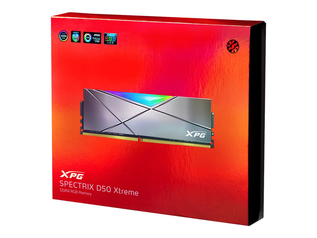 XPG SPECTRIX D50 Xtreme - DDR4 - kit - 16 GB: 2 x 8 GB - DIMM 288-pin - 4133 MHz / PC4-33000 - CL19 - 1.5 V - unbuffered