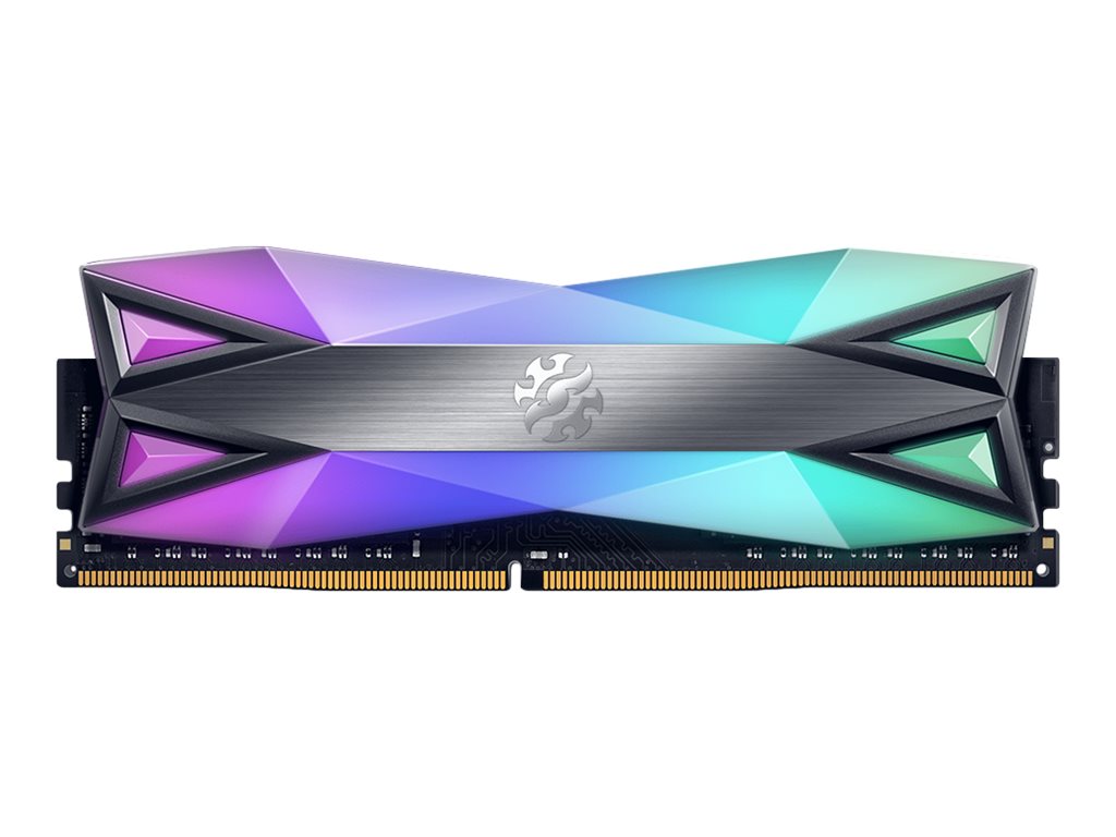XPG SPECTRIX D60G - DDR4 - kit - 32 GB: 2 x 16 GB - DIMM 288-pin - 3600 MHz / PC4-28800 - CL18 - 1.35 V - unbuffered -