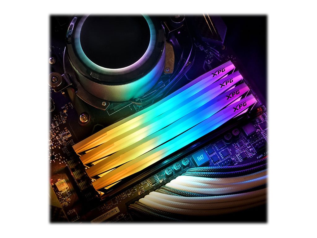 XPG SPECTRIX D60G - DDR4 - module - 16 GB - DIMM 288-pin - 3200 MHz / PC4-25600 - CL16 - 1.35 V - unbuffered - non-ECC -