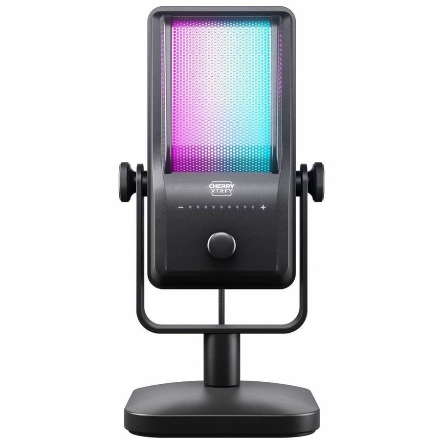 XTRFY Ngale CX-NGALE-R-RGB-BLACK Wired Noise Cancelling, Condenser Microphone for