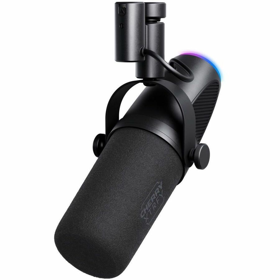 XTRFY Ngale X CX-NGALE-X-RGB-BLACK Wired Dynamic Microphone for Recording, Live Streaming,