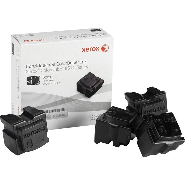 Xerox Colorqube Ink Black, Colorqube 8570 (4 Sticks), North America