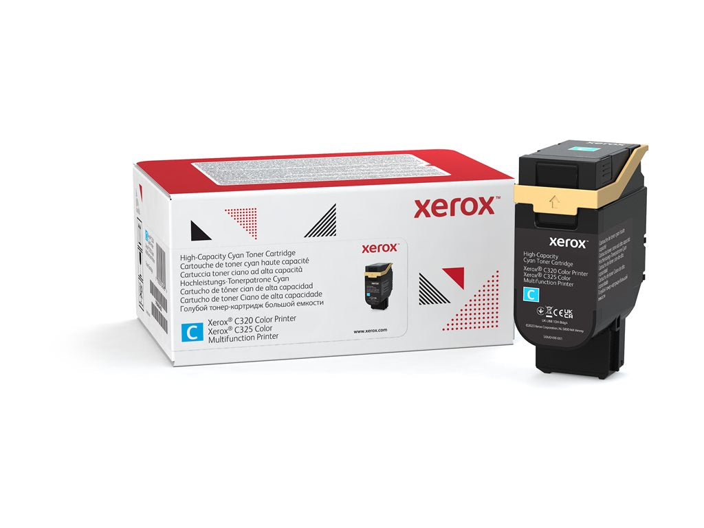 Xerox - High Capacity - cyan - original - box - toner cartridge - for Xerox C325 006R04828