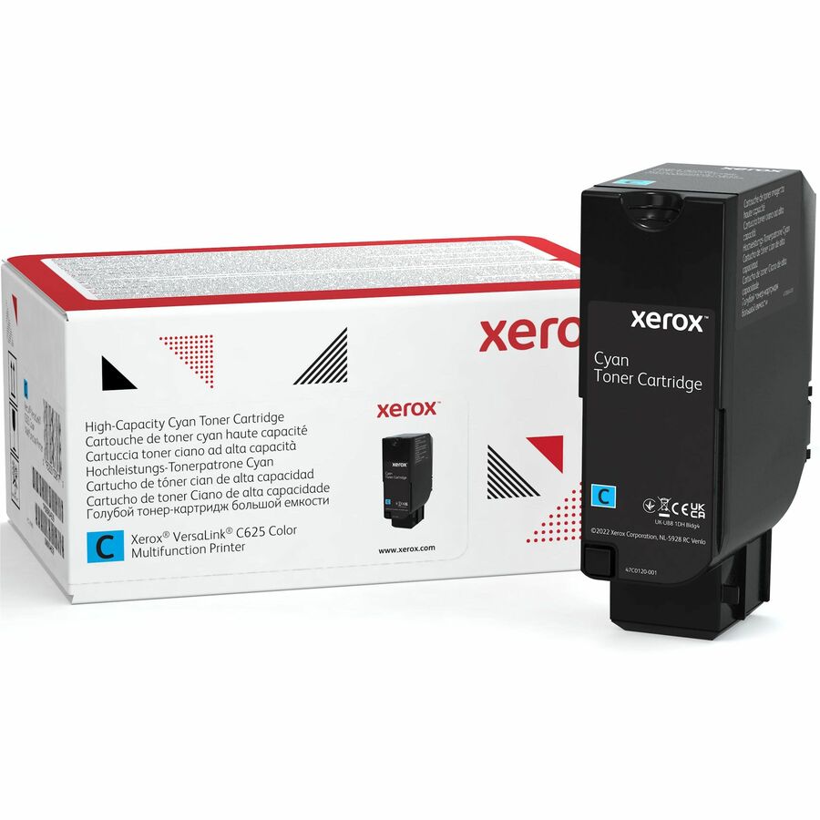 Xerox Original High Yield Laser Toner Cartridge - Cyan Pack - 16000 Pages