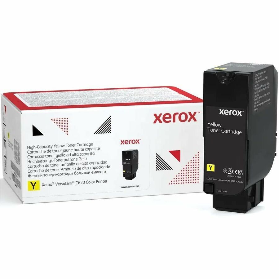 Xerox Original High Yield Laser Toner Cartridge - Yellow Pack 006R04627
