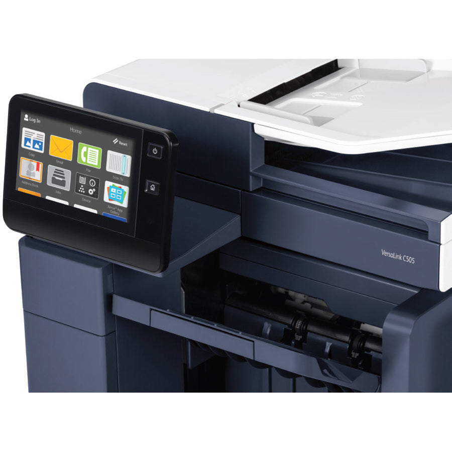 Xerox Versalink C505 C505/Xm Led Multifunction Printer-Color-Copier/Fax/Scanner-45 Ppm Mono/45 Ppm Color Print-1200X2400 Print-Automatic Duplex Print-120000 Pages Monthly-700 Sheets Input-Color Scanner-600 Optical Scan-Color Fax-Gigabit Ethernet