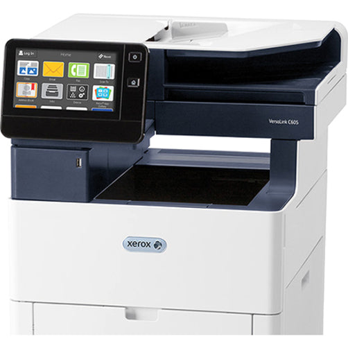 Xerox Versalink C605 C605/Xl Led Multifunction Printer-Color-Copier/Fax/Scanner-55 Ppm Mono/55 Ppm Color Print-1200X2400 Print-Automatic Duplex Print-120000 Pages Monthly-700 Sheets Input-Color Scanner-600 Optical Scan-Color Fax-Gigabit Ethernet