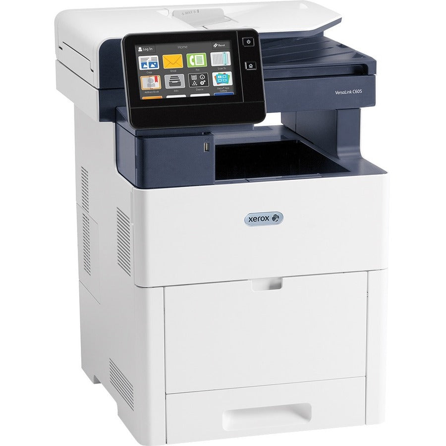 Xerox Versalink C605 C605/Xl Led Multifunction Printer-Color-Copier/Fax/Scanner-55 Ppm Mono/55 Ppm Color Print-1200X2400 Print-Automatic Duplex Print-120000 Pages Monthly-700 Sheets Input-Color Scanner-600 Optical Scan-Color Fax-Gigabit Ethernet