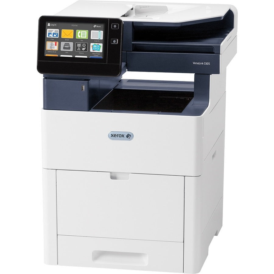 Xerox Versalink C605 C605/Xl Led Multifunction Printer-Color-Copier/Fax/Scanner-55 Ppm Mono/55 Ppm Color Print-1200X2400 Print-Automatic Duplex Print-120000 Pages Monthly-700 Sheets Input-Color Scanner-600 Optical Scan-Color Fax-Gigabit Ethernet