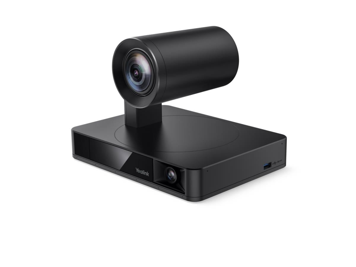 YEALINK UVC86 Black 4K Dual-Eye Intelligent Camera with VCR20 Remote for Pro Conferencing