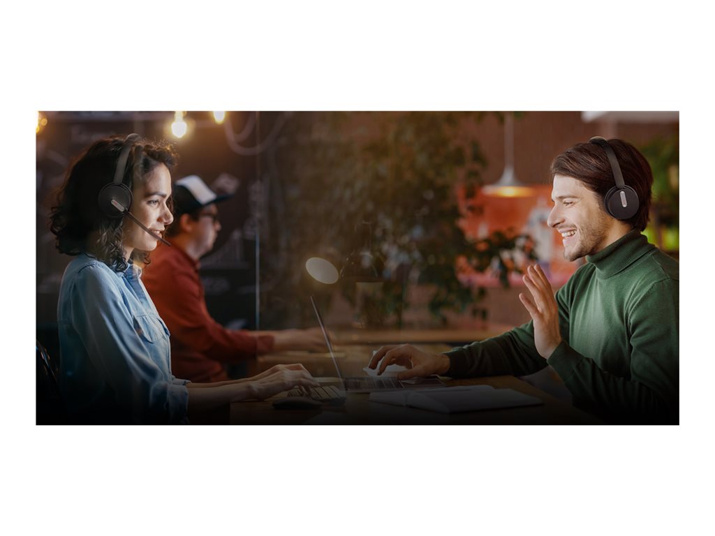 Yealink BH70 Mono - Headset - on-ear - Bluetooth - wireless - USB-A via Bluetooth adapter - black - Certified for Microsoft Teams YEA-BH70-MONO-TEAMS-USB-A