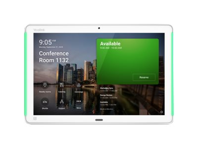 Yealink - Meeting room availability monitor - white YEA-ROOMPANEL-PLUS