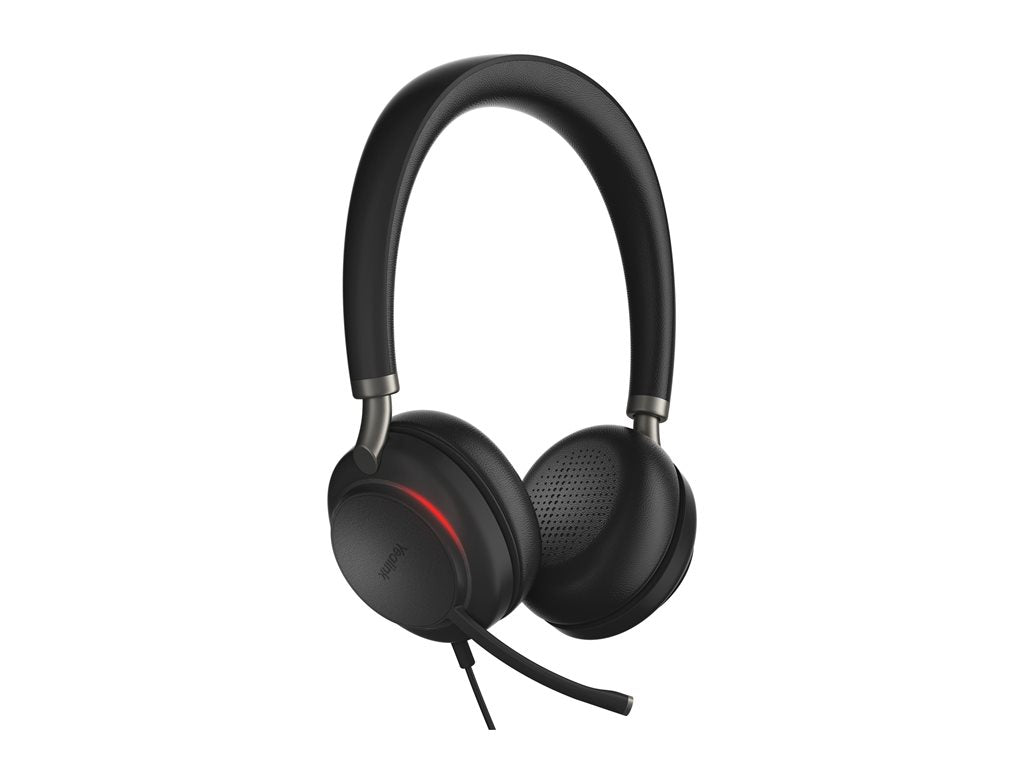 Yealink UH35 Dual - Headset - on-ear - wired - USB - noise isolating - black - Optimized for UC YEA-UH35-DUAL-UC
