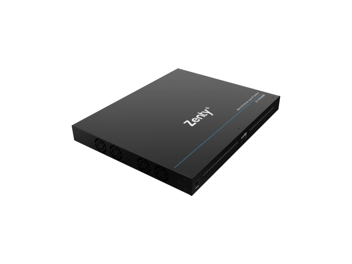 ZENTY 48-Port AV over IP PoE Gigabit Switch 600W for Pro AV